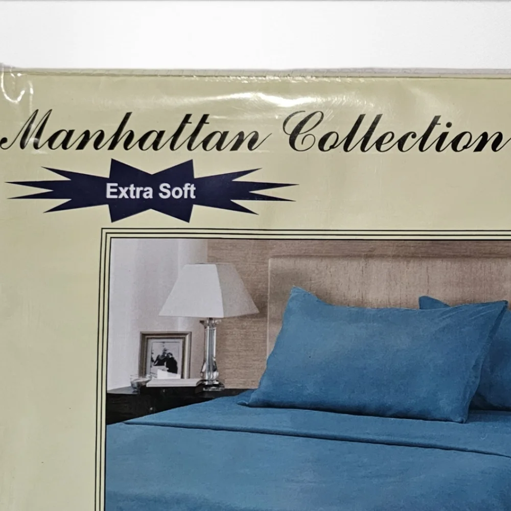 Manhattan Collection Twin Sheet Set Extra Soft Orange